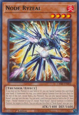Node Ryzeal (CRBR-EN002) - Crossover Breakers 1st Edition - Premium Yugioh Single from Konami - Just $0.25! Shop now at Game Crave Tournament Store