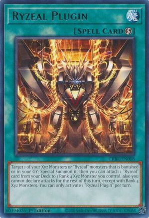Ryzeal Plugin (CRBR-EN008) - Crossover Breakers 1st Edition - Premium Yugioh Single from Konami - Just $0.25! Shop now at Game Crave Tournament Store
