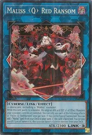 Maliss Q Red Ransom (CR) (CRBR-EN018) - Crossover Breakers 1st Edition - Premium Yugioh Single from Konami - Just $32.23! Shop now at Game Crave Tournament Store