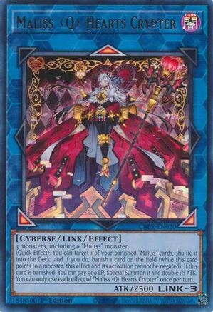 Maliss Q Hearts Crypter (CRBR-EN020) - Crossover Breakers 1st Edition - Premium Yugioh Single from Konami - Just $1.62! Shop now at Game Crave Tournament Store