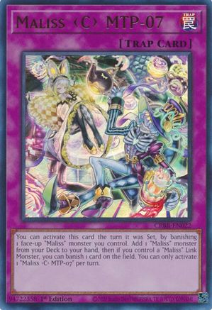 Maliss C MTP-07 (CRBR-EN022) - Crossover Breakers 1st Edition - Premium Yugioh Single from Konami - Just $1.39! Shop now at Game Crave Tournament Store