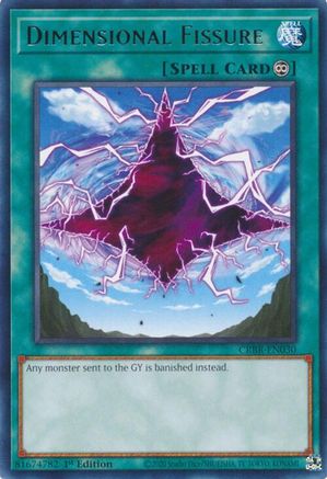 Dimensional Fissure (CRBR-EN030) - Crossover Breakers 1st Edition - Premium Yugioh Single from Konami - Just $0.25! Shop now at Game Crave Tournament Store