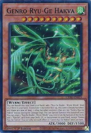 Genro Ryu-Ge Hakva (CRBR-EN033) - Crossover Breakers 1st Edition - Premium Yugioh Single from Konami - Just $0.25! Shop now at Game Crave Tournament Store