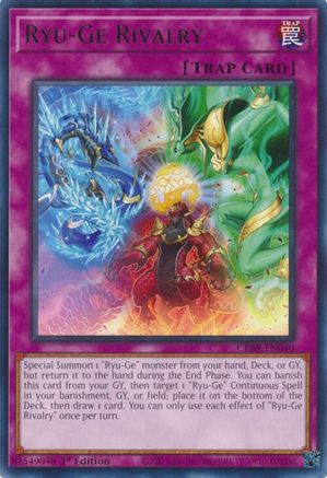 Ryu-Ge Rivalry (CRBR-EN040) - Crossover Breakers 1st Edition - Premium Yugioh Single from Konami - Just $0.25! Shop now at Game Crave Tournament Store