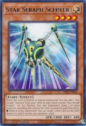 Star Seraph Scepter (CRBR-EN045) - Crossover Breakers 1st Edition - Premium Yugioh Single from Konami - Just $0.25! Shop now at Game Crave Tournament Store