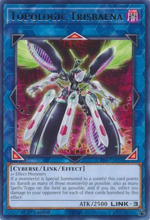 Topologic Trisbaena (CRBR-EN051) - Crossover Breakers 1st Edition - Premium Yugioh Single from Konami - Just $0.25! Shop now at Game Crave Tournament Store