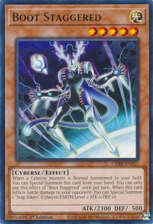 Boot Staggered (CRBR-EN057) - Crossover Breakers 1st Edition - Premium Yugioh Single from Konami - Just $0.25! Shop now at Game Crave Tournament Store
