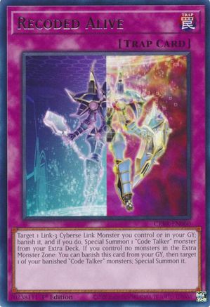 Recoded Alive (CRBR-EN060) - Crossover Breakers 1st Edition - Premium Yugioh Single from Konami - Just $0.25! Shop now at Game Crave Tournament Store