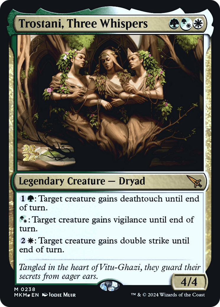 Trostani, Three Whispers (PMKM-238S) - Murders at Karlov Manor Promos Foil - Premium MTG Single from Wizards of the Coast - Just $1.56! Shop now at Game Crave Tournament Store