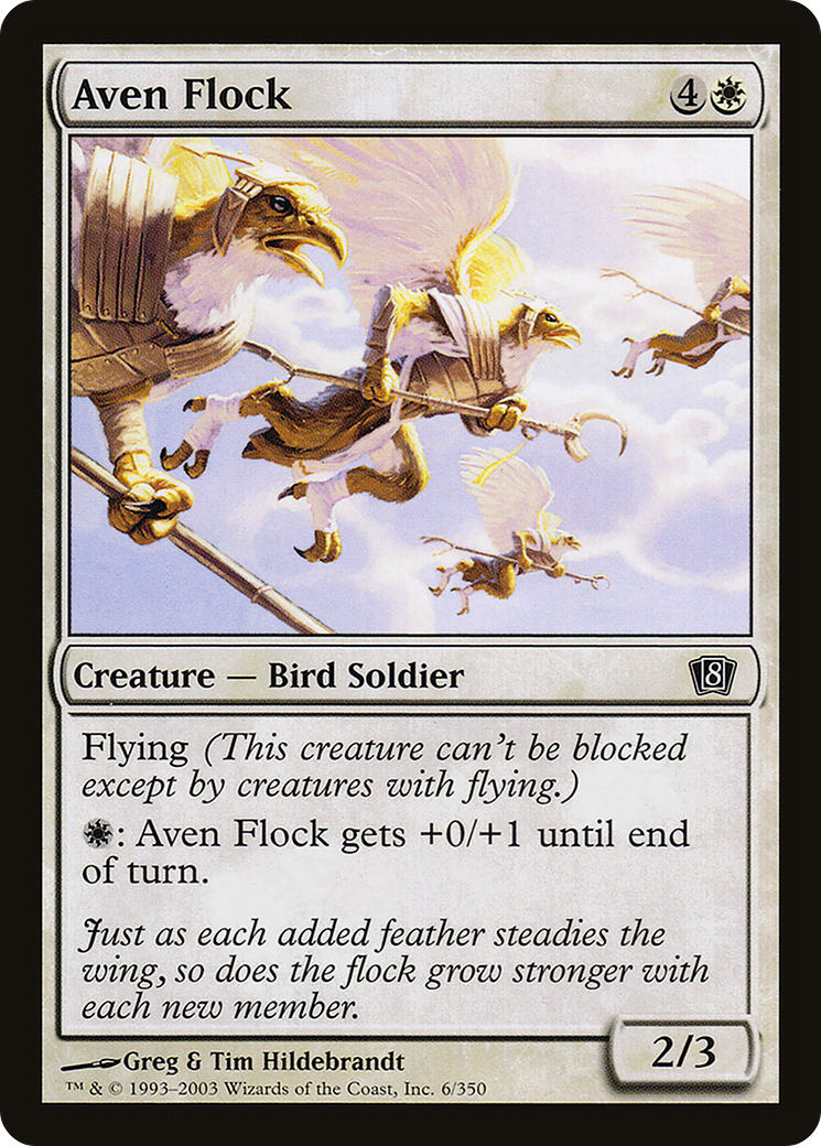 Aven Flock (8ED-06★) - 8th Edition