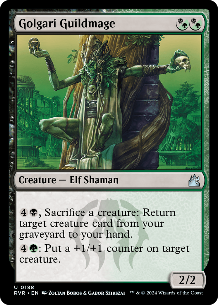 Golgari Guildmage (RVR-188) - Ravnica Remastered - Premium MTG Single from Wizards of the Coast - Just $0.25! Shop now at Game Crave Tournament Store