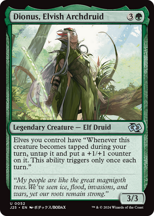 Dionus, Elvish Archdruid (J25-052) - Foundations Jumpstart - Premium MTG Single from Wizards of the Coast - Just $4.42! Shop now at Game Crave Tournament Store