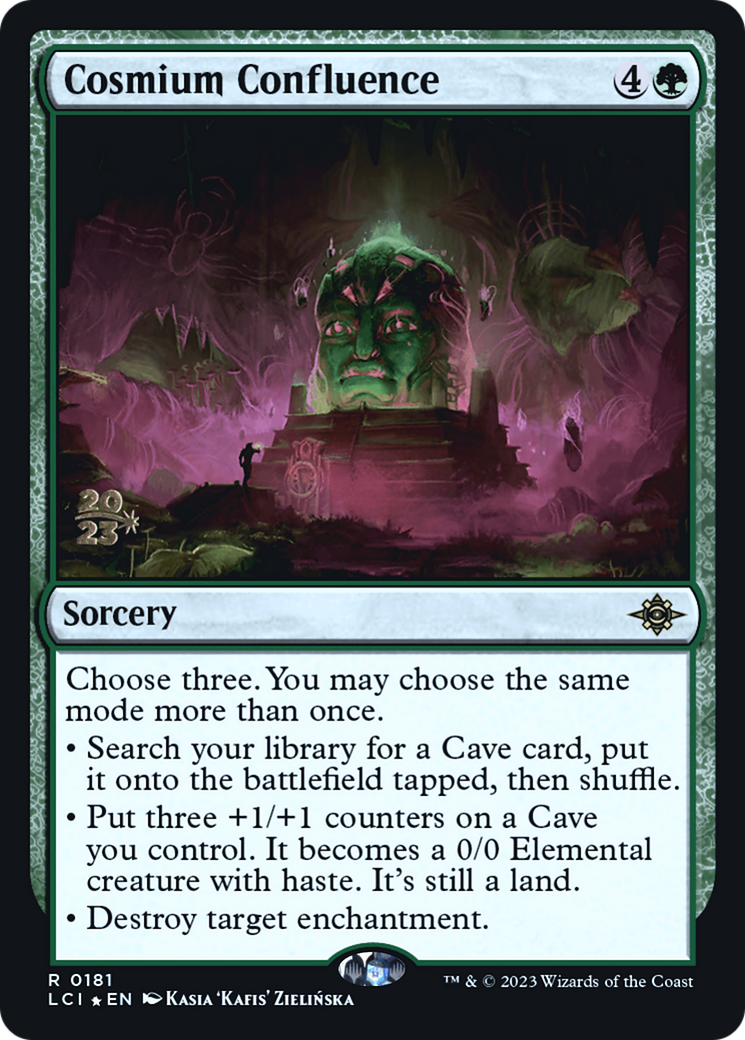 Cosmium Confluence (PLCI-181S) - The Lost Caverns of Ixalan Promos Foil - Premium MTG Single from Wizards of the Coast - Just $0.25! Shop now at Game Crave Tournament Store