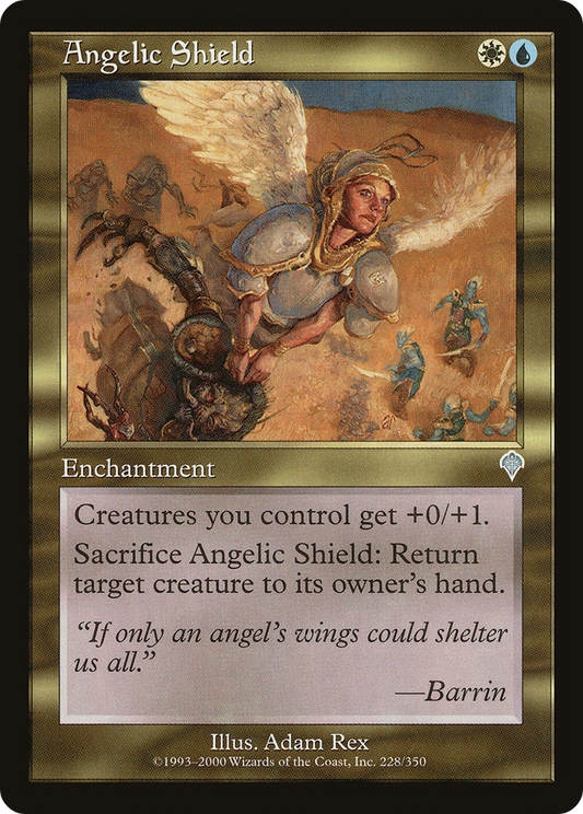 Angelic Shield (INV-228) - Invasion - Premium MTG Single from Wizards of the Coast - Just $0.08! Shop now at Game Crave Tournament Store