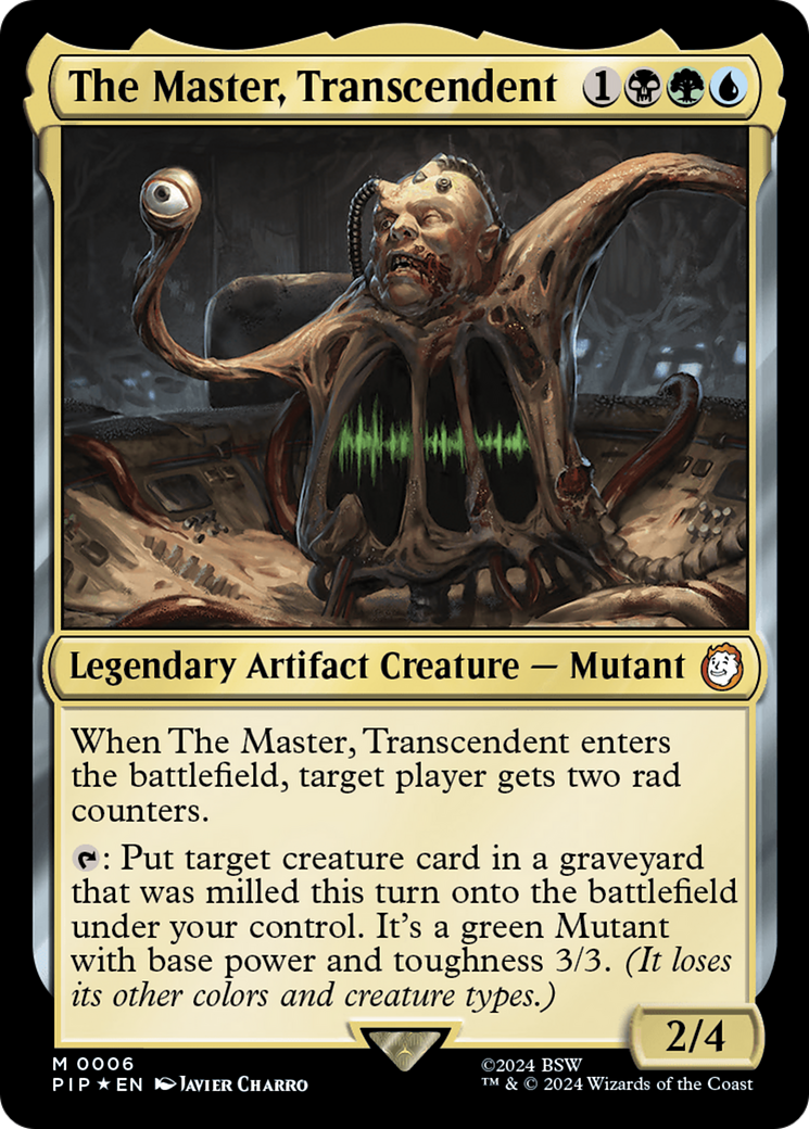 The Master, Transcendent (PIP-006) - Fallout Foil - Premium MTG Single from Wizards of the Coast - Just $0.25! Shop now at Game Crave Tournament Store