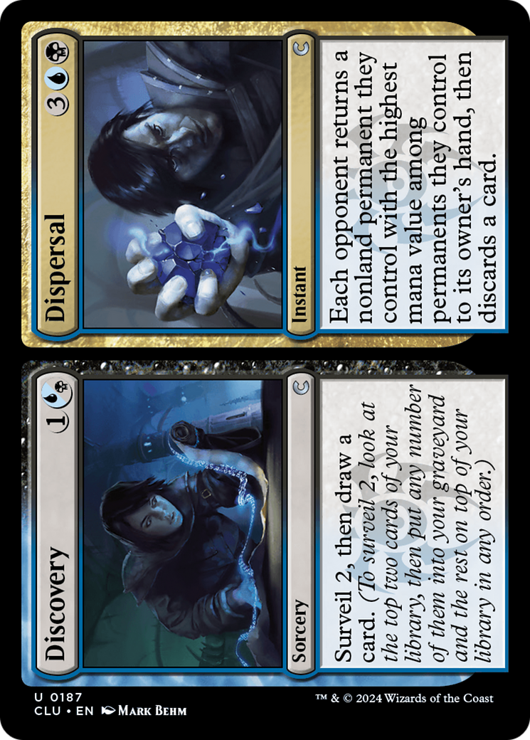 Discovery // Dispersal (CLU-187) - Ravnica: Clue Edition - Premium MTG Single from Wizards of the Coast - Just $0.25! Shop now at Game Crave Tournament Store