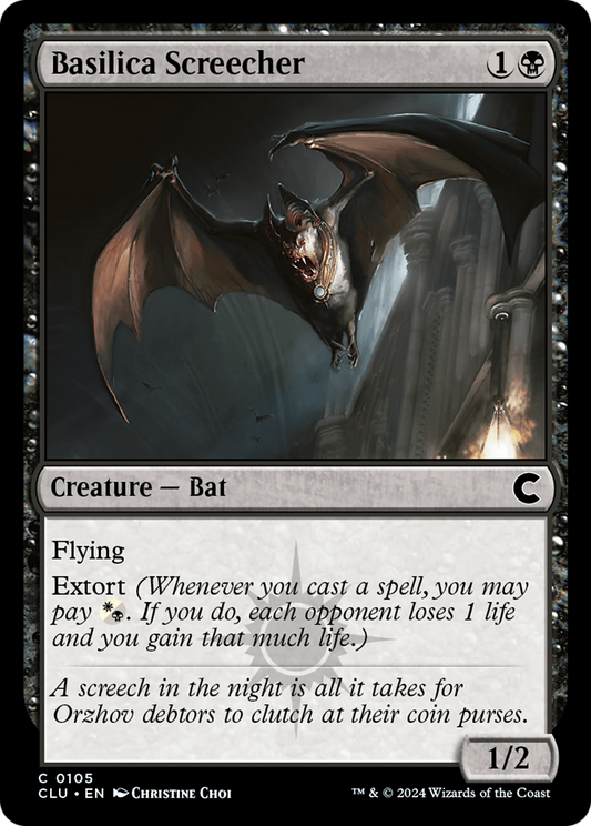 Basilica Screecher (CLU-105) - Ravnica: Clue Edition - Premium MTG Single from Wizards of the Coast - Just $0.25! Shop now at Game Crave Tournament Store