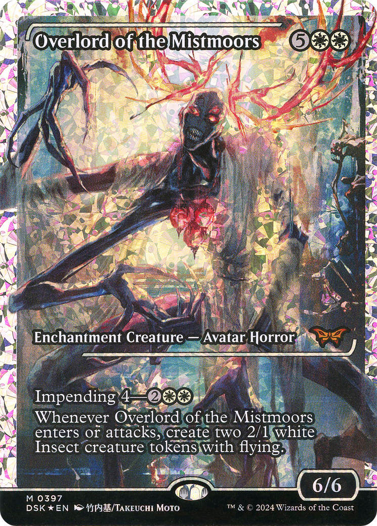 Overlord of the Mistmoors (DSK-397) - Duskmourn: House of Horror: (Showcase) Foil - Premium MTG Single from Wizards of the Coast - Just $72.43! Shop now at Game Crave Tournament Store