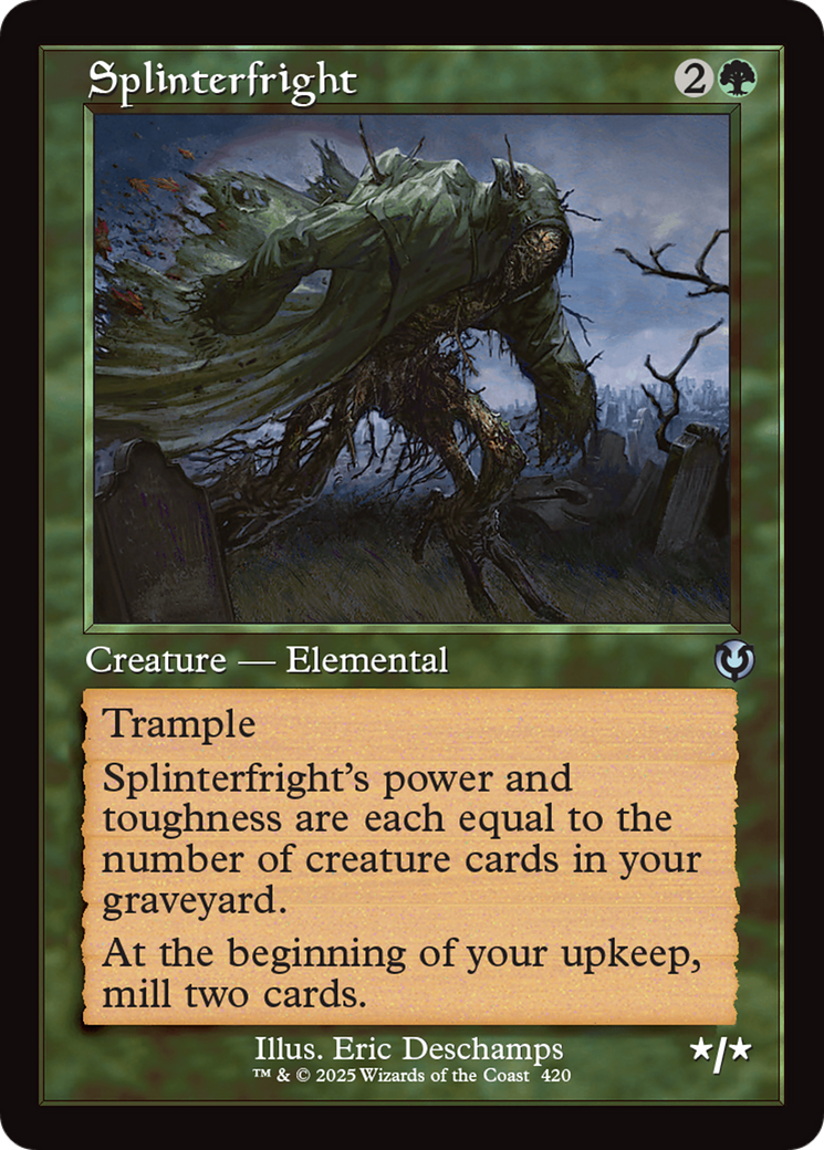 Splinterfright (Retro Frame) (-420) - Innistrad Remastered Foil - Premium MTG Single from Wizards of the Coast - Just $0.39! Shop now at Game Crave Tournament Store
