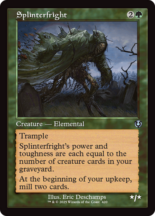 Splinterfright (Retro Frame) (-420) - Innistrad Remastered Foil - Premium MTG Single from Wizards of the Coast - Just $0.39! Shop now at Game Crave Tournament Store