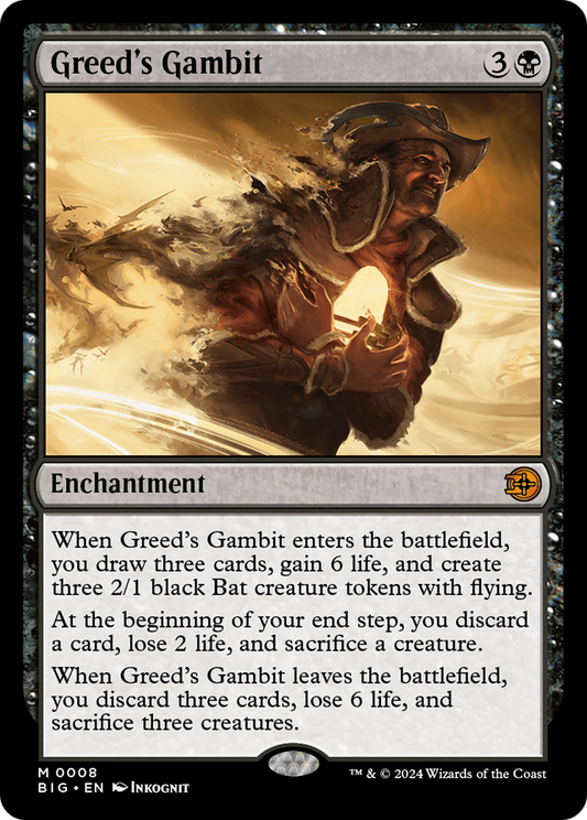 Greed's Gambit (BIG-008) - The Big Score - Premium MTG Single from Wizards of the Coast - Just $0.27! Shop now at Game Crave Tournament Store