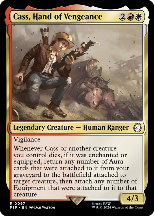 Cass, Hand of Vengeance (PIP-097) - Fallout - Premium MTG Single from Wizards of the Coast - Just $0.25! Shop now at Game Crave Tournament Store