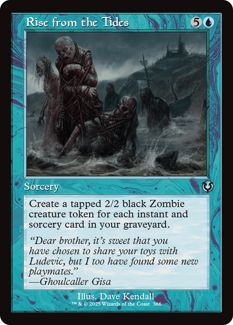 Rise from the Tides (Retro Frame) (-366) - Innistrad Remastered - Premium MTG Single from Wizards of the Coast - Just $0.25! Shop now at Game Crave Tournament Store