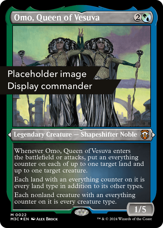 Omo, Queen of Vesuva (M3C-149) - Modern Horizons 3 Commander Foil