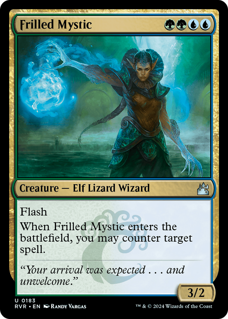 Frilled Mystic (RVR-183) - Ravnica Remastered - Premium MTG Single from Wizards of the Coast - Just $0.25! Shop now at Game Crave Tournament Store