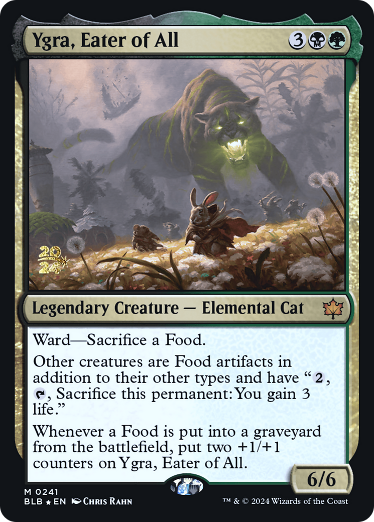 Ygra, Eater of All (PBLB-241S) - Bloomburrow Promos Foil - Premium MTG Single from Wizards of the Coast - Just $14.02! Shop now at Game Crave Tournament Store