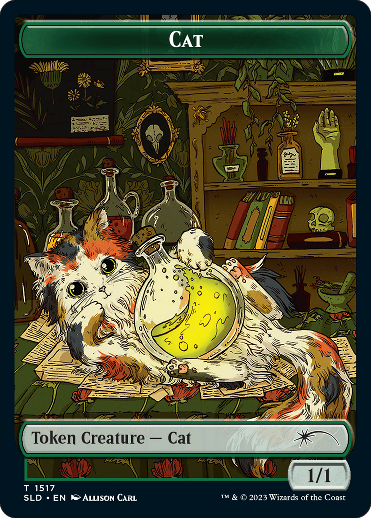 Cat (SLD-1517) - Secret Lair Drop: (Full Art) Foil - Premium MTG Single from Wizards of the Coast - Just $7.78! Shop now at Game Crave Tournament Store