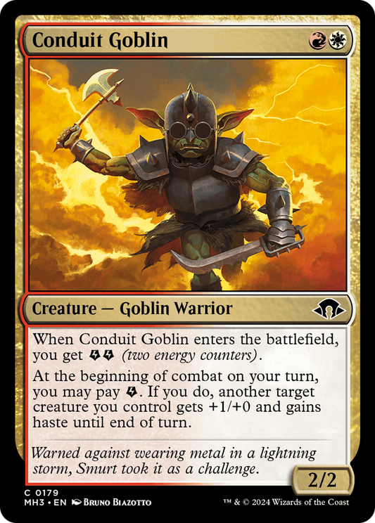 Conduit Goblin (MH3-179) - Modern Horizons 3 - Premium MTG Single from Wizards of the Coast - Just $0.25! Shop now at Game Crave Tournament Store
