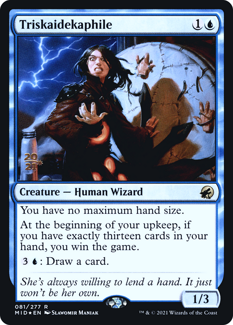 Triskaidekaphile (PMID-81S) - Innistrad: Midnight Hunt Promos Foil - Premium MTG Single from Wizards of the Coast - Just $1.65! Shop now at Game Crave Tournament Store