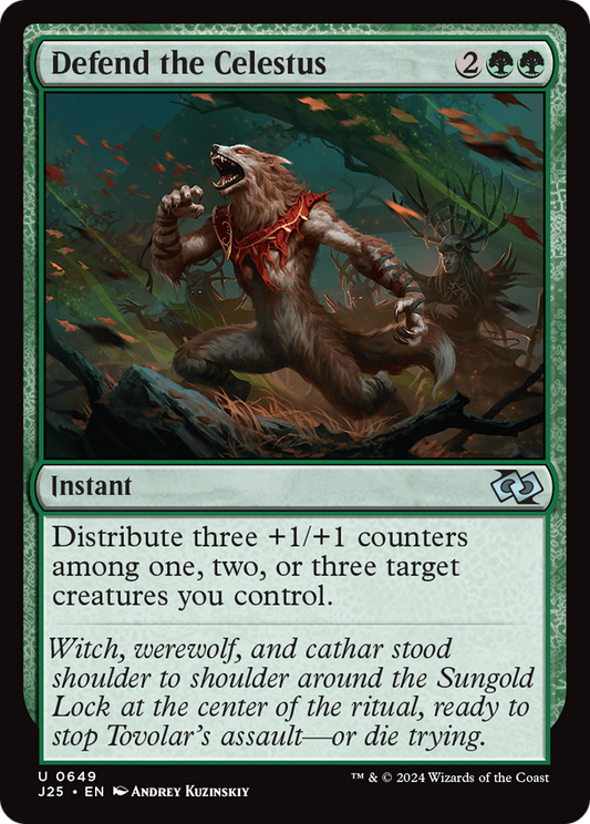 Defend the Celestus (J25-649) - Foundations Jumpstart - Premium MTG Single from Wizards of the Coast - Just $0.25! Shop now at Game Crave Tournament Store