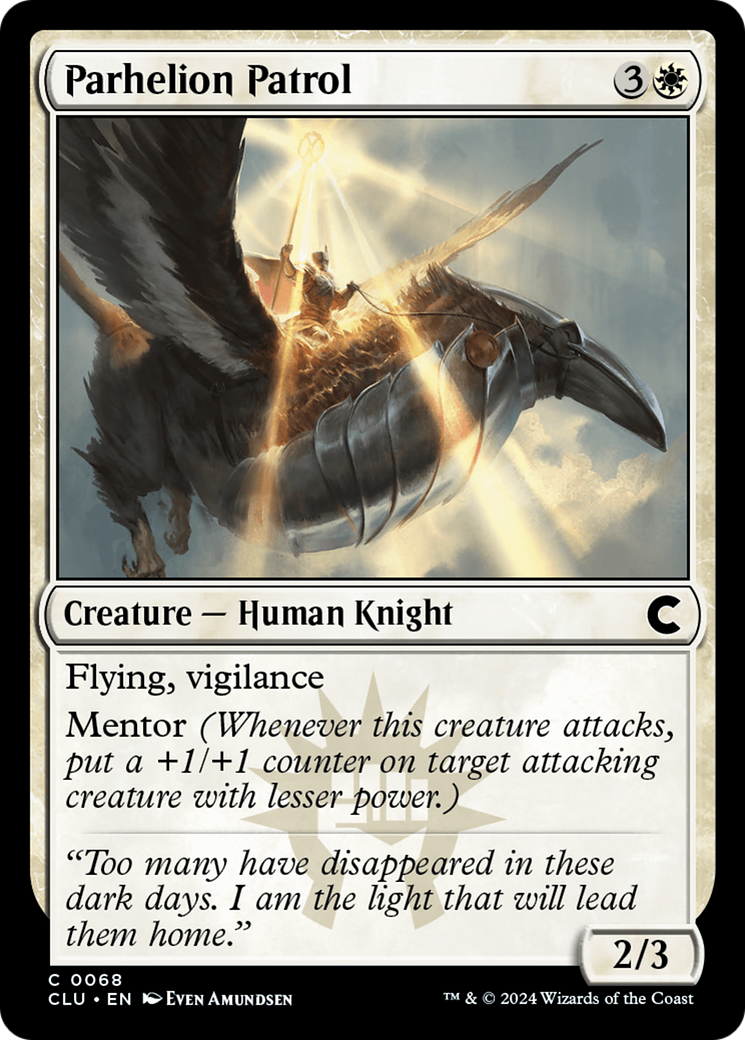 Parhelion Patrol (CLU-068) - Ravnica: Clue Edition - Premium MTG Single from Wizards of the Coast - Just $0.25! Shop now at Game Crave Tournament Store