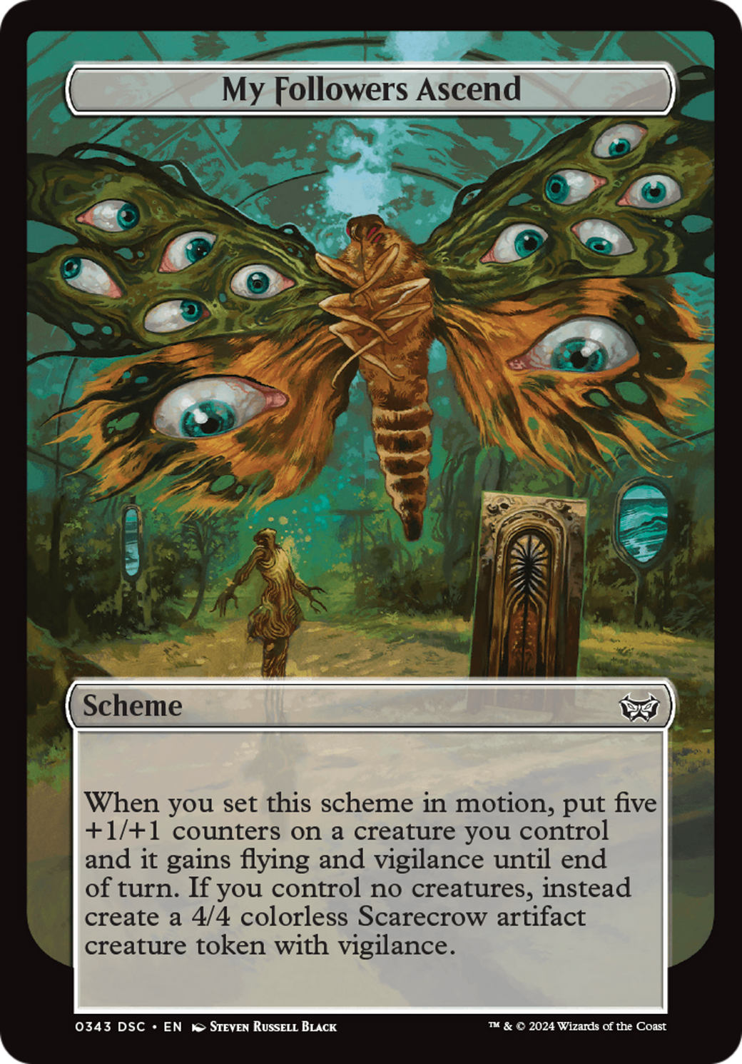My Followers Ascend (DSC-343) - Duskmourn: House of Horror Commander - Premium MTG Single from Wizards of the Coast - Just $0.26! Shop now at Game Crave Tournament Store