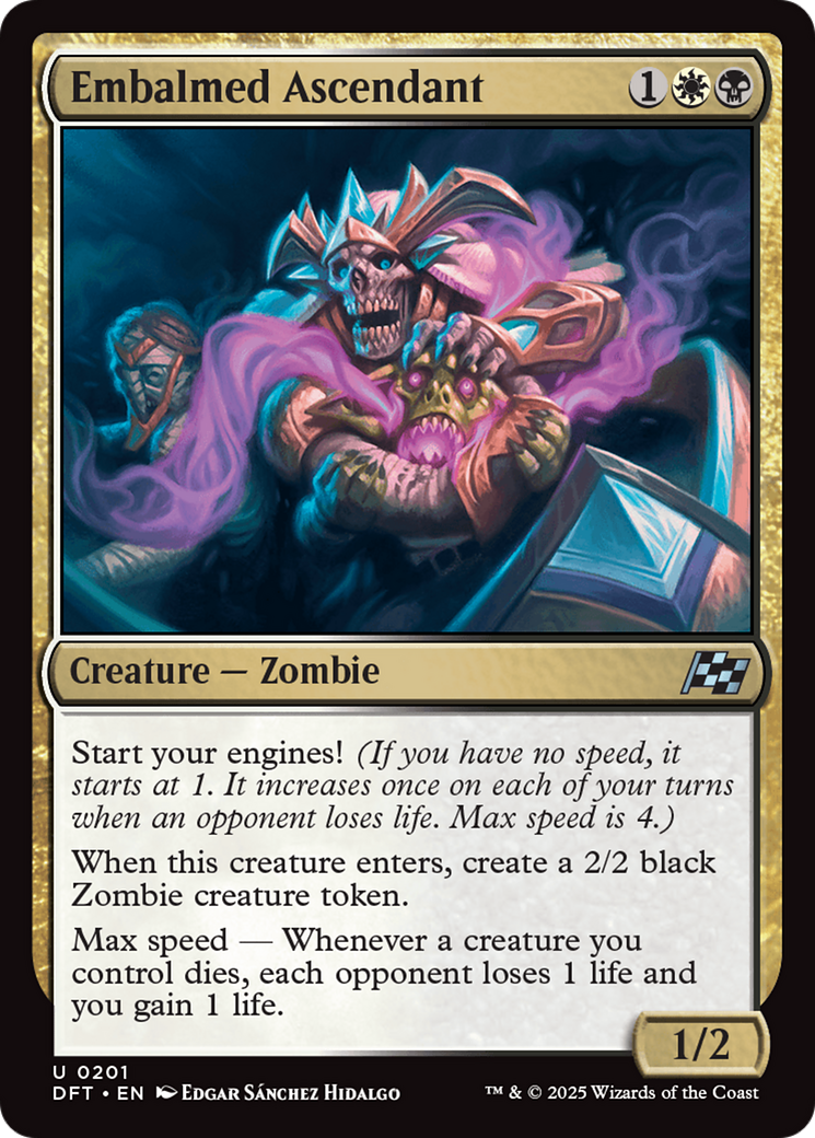 Embalmed Ascendant (DFT-201) - Aetherdrift - Premium MTG Single from Wizards of the Coast - Just $0.08! Shop now at Game Crave Tournament Store