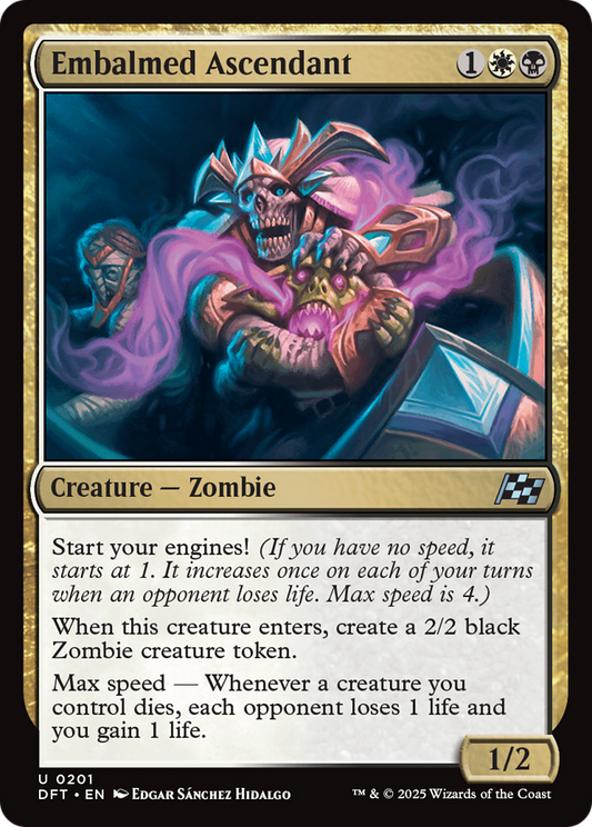 Embalmed Ascendant (DFT-201) - Aetherdrift Foil - Premium MTG Single from Wizards of the Coast - Just $0.08! Shop now at Game Crave Tournament Store