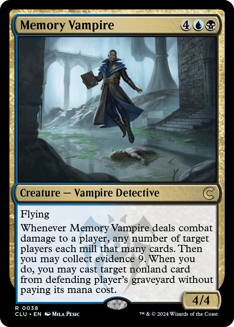 Memory Vampire (CLU-038) - Ravnica: Clue Edition - Premium MTG Single from Wizards of the Coast - Just $0.26! Shop now at Game Crave Tournament Store