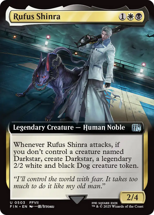 Rufus Shinra (FIN-503) - FINAL FANTASY: (Extended Art) - Premium MTG Single from Wizards of the Coast - Just $0.20! Shop now at Game Crave Tournament Store