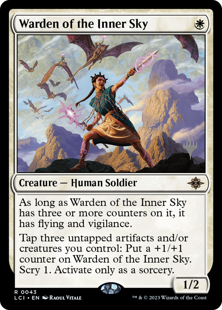 Warden of the Inner Sky (PLCI-43P) - The Lost Caverns of Ixalan Promos - Premium MTG Single from Wizards of the Coast - Just $0.60! Shop now at Game Crave Tournament Store