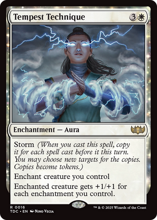 Tempest Technique (TDC-016) - Tarkir: Dragonstorm Commander: (enchantment) - Premium MTG Single from Wizards of the Coast - Just $0.51! Shop now at Game Crave Tournament Store