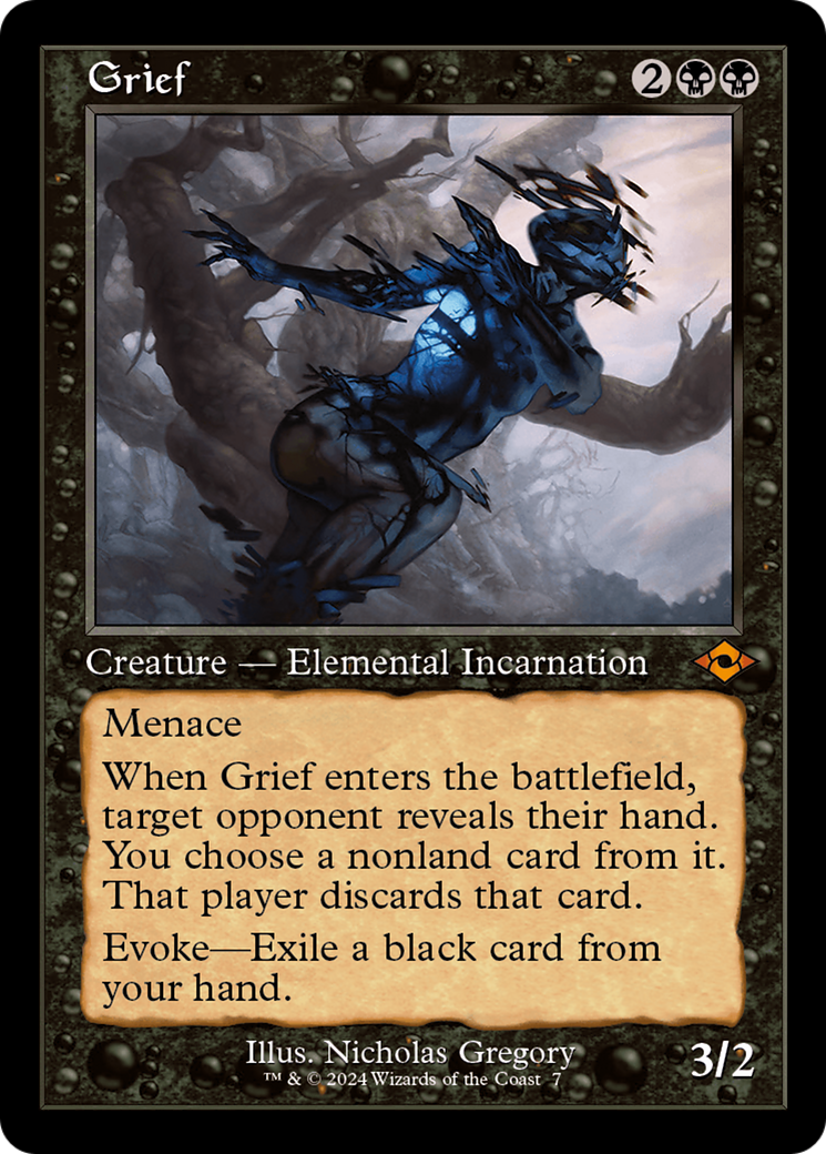 Grief (Retro Frame) (MH2-007) - Modern Horizons 2 Timeshifts