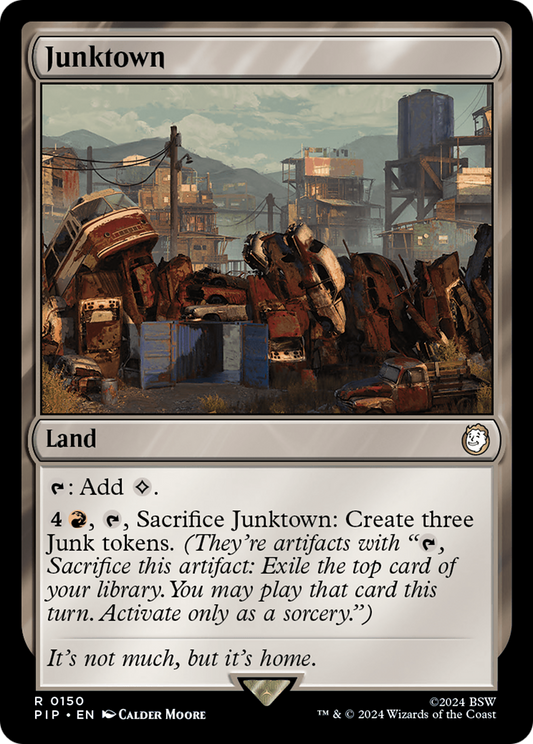 Junktown (PIP-150) - Fallout Foil - Premium MTG Single from Wizards of the Coast - Just $0.25! Shop now at Game Crave Tournament Store