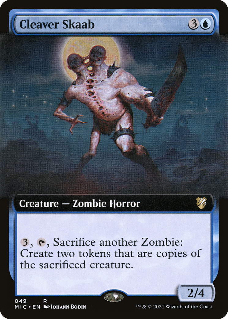 Cleaver Skaab (MIC-049) - Midnight Hunt Commander: (Extended Art) - Premium MTG Single from Wizards of the Coast - Just $1.46! Shop now at Game Crave Tournament Store