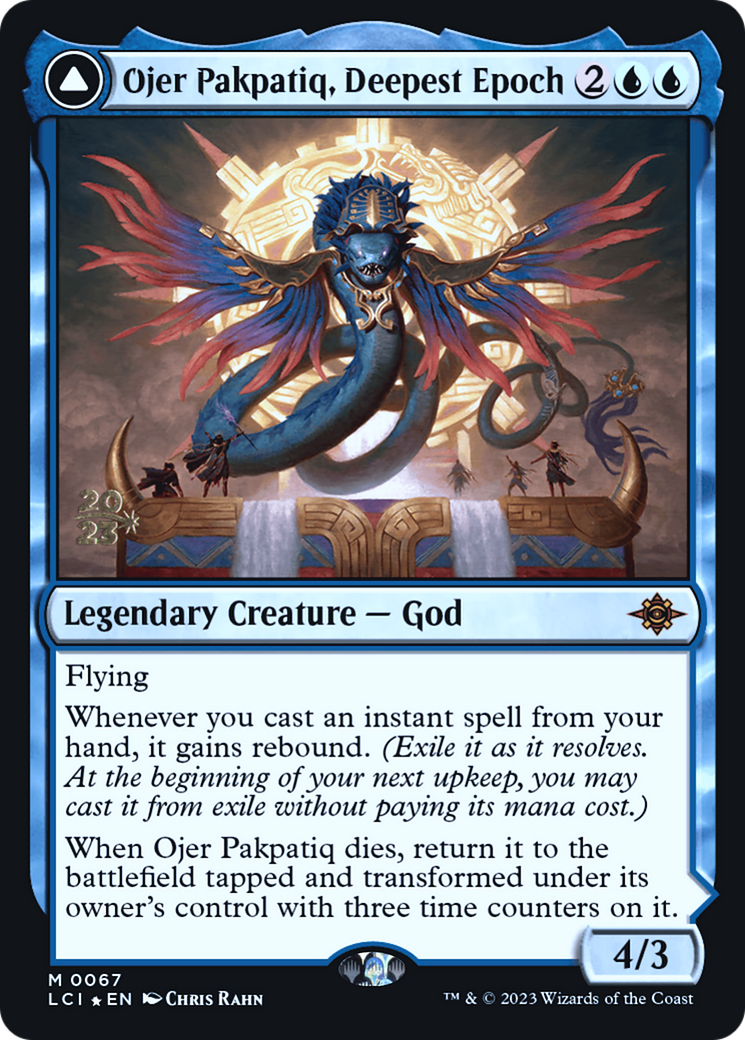 Ojer Pakpatiq, Deepest Epoch // Temple of Cyclical Time (PLCI-67S) - The Lost Caverns of Ixalan Promos Foil - Premium MTG Single from Wizards of the Coast - Just $0! Shop now at Game Crave Tournament Store