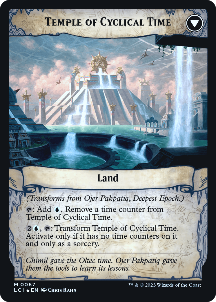 Ojer Pakpatiq, Deepest Epoch // Temple of Cyclical Time (PLCI-67S) - The Lost Caverns of Ixalan Promos Foil - Premium MTG Single from Wizards of the Coast - Just $0! Shop now at Game Crave Tournament Store