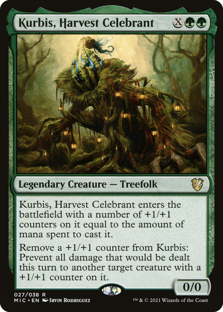 Kurbis, Harvest Celebrant (MIC-027) - Midnight Hunt Commander - Premium MTG Single from Wizards of the Coast - Just $0.10! Shop now at Game Crave Tournament Store