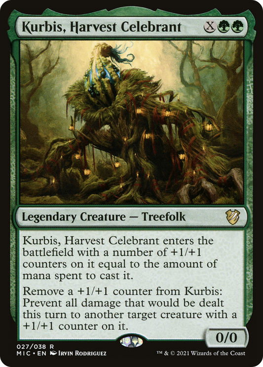 Kurbis, Harvest Celebrant (MIC-027) - Midnight Hunt Commander - Premium MTG Single from Wizards of the Coast - Just $0.10! Shop now at Game Crave Tournament Store
