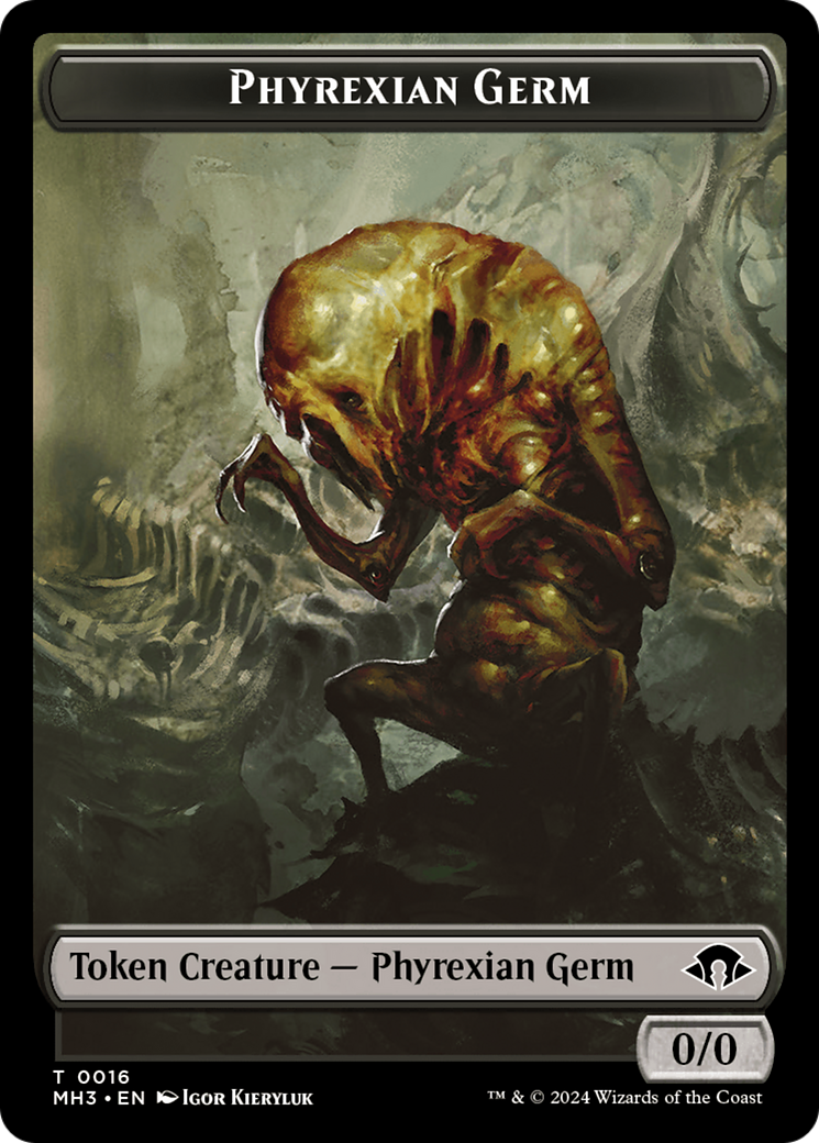 Phyrexian Germ (TMH3-016) - Modern Horizons 3 Tokens Foil